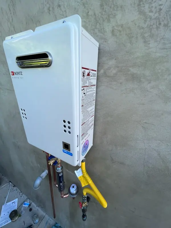 Tankless water heater installation for Granbrook Park homes